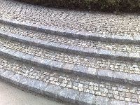 Kostka granitowa - schody